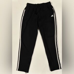🔥adidas Women’s 3-stripes Black and White Athletic Pants, Small